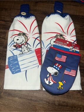 Peanuts Snoopy 4th of July Kitchen Set
